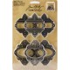 Набор металлических рамок Idea-Ology Metal Buckles W/Brads 1.5" 6/Pkg от Tim Holtz