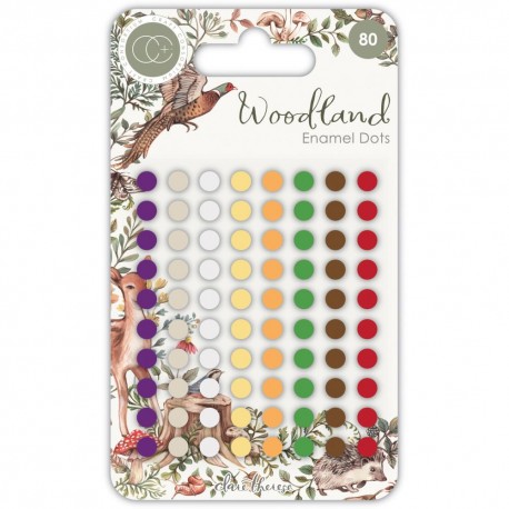 Набор эмалевых дотсов Assorted Colors, 80 шт, Craft Consortium