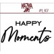 Заготовка для тиснения Happy Moments , 15х5.2см , толщина 1,5мм для тиснения на замше