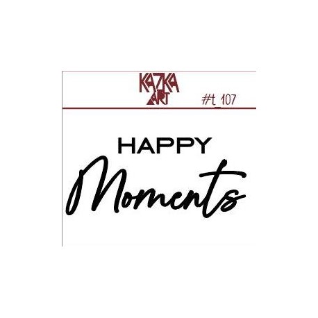 Заготовка для тиснения Happy Moments , 15х5.2см , толщина 1,5мм для тиснения на замше