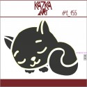 Заготовка для тиснения Кошечка , 17х13см , толщина 1,5мм для тиснения на замше