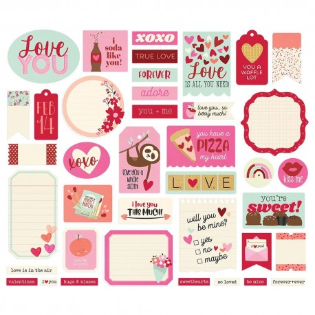 Высечки Sweet Talk 39/Pkg, Simple Stories
