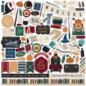 Наклейки Witches & Wizards, 30*30 см, Echo Park