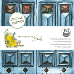Набор бумаги The Garden Of Books 15*15см, 24 л P13
