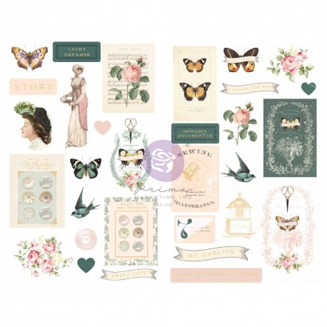 Чипборд My Sweet Chipboard Stickers 31шт Prima Marketing 