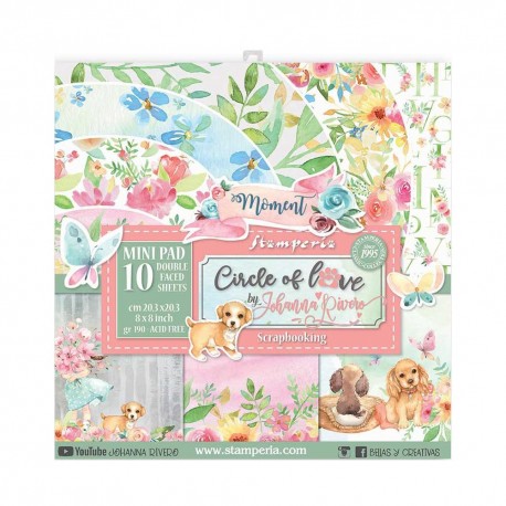 Набор бумаги Circle Of Love 20*20см, 10л Stamperia