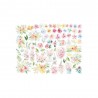 Чипборд Circle Of Love Flowers,  Stamperia, 84 шт