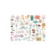 Чипборд Circle Of Love Cats & Dogs,  Stamperia, 46шт