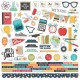 Наклейки School Life Cardstock Stickers 12"X12" Simple Stories