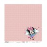 Лист скрапбумаги Minnie Pink Heart - 30,5х30,5см - Disney