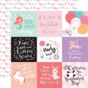 Лист скрапбумаги 4"X4" Journaling Cards It's Your Birthday 30,5*30,5 см, Echo Park Paper