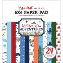 Набор бумаги Under Sea Adventures 15*15см, 12 л Echo Park