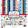 Кит Набор бумаги Under Sea Adventures 30*30см, 12 л+ лист наклеек  Echo Park