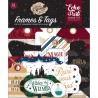 Высечки Frames & Tags, Witches & Wizards 2, 33шт Echo Park Paper
