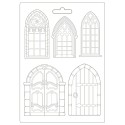 Молд Doors & Windows, Sleeping Beauty Maxi Mould A4 Stamperia