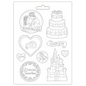 Молд Castle & Cake, Sleeping Beauty Maxi Mould A4 Stamperia
