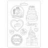 Молд Castle & Cake, Sleeping Beauty Maxi Mould A4 Stamperia