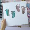 Заготовка для тиснения Ножки 31x31 см , толщина 2мм для тиснения на замше