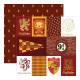 Скрапбумага Gryffindor House Tag Harry Potter 12"X12" с фольгированием от Paper House