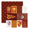 Скрапбумага Gryffindor House Tag Harry Potter 12"X12" с фольгированием от Paper House