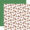 Лист скрапбумаги Candy Cane Lane Christmas Cheer - 30,5х30,5см - Carta Bella