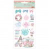 Чипборд Christmas Rose 15*30 см,  Stamperia 