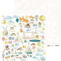 Скрапбумага Good Night 12"X12" от P13