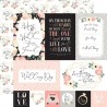 Лист скрапбумаги Multi Journaling Cards Wedding 30*30см, Echo Park