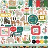 Наклейки Animal Kingdom, 30*30 см, Echo Park