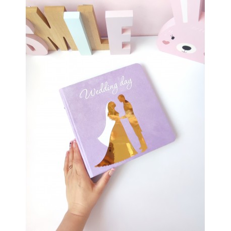 Альбом Wedding day, 22х23 см, на 100 фото с файловыми страницами