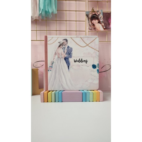 Альбом Wedding, 22х23 см, с карманами на 200 фото