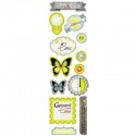 Высечки Lemon Owl - Attic Door, Die Cuts №02, 10х30 см