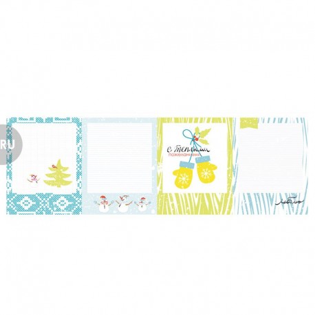 Фото рамки Cozy Winter, Photo Frames, 10*30 см RU от Lemon Owl плотность 200 гр/м2