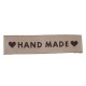 Нашивка HAND MADE, 6 см, 5 шт.