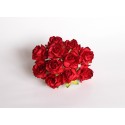 Кудрявые розы 3 см, красные, 5 шт