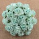 Розы 30мм, 5 шт AQUA MULBERRY PAPER WILD ROSES