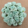 Розы 30мм, 5 шт AQUA MULBERRY PAPER WILD ROSES