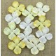 Гортензии 5 шт, 35мм MIXED WHITE, CREAM & IVORY HYDRANGRA BLOOMS