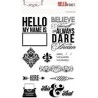 Прозрачные штампы Hello My Name Is