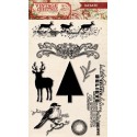 Прозрачные штампы 8 шт 10*15 см My Mind's Eye Vintage Christmas