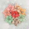 Набор цветов Sweet Peppermint Flowers - Holiday Carols, Prima Marketing