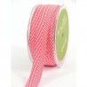 Лента шеврон хлопок Лента от May Arts Twill Chevron Red, 1 ярд