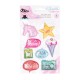 Шейкеры-наклейки  - GLITTER GIRL - GLITTER SHAKER - (8 PIECE)